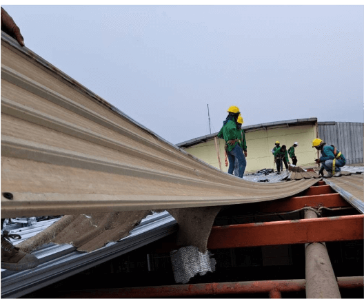 ผู้เชี่ยวชาญงานหลังคาเหล็กเมทัลชีท - ซ่อมหลังคาเหล็กเมทีลชีทโรงงาน